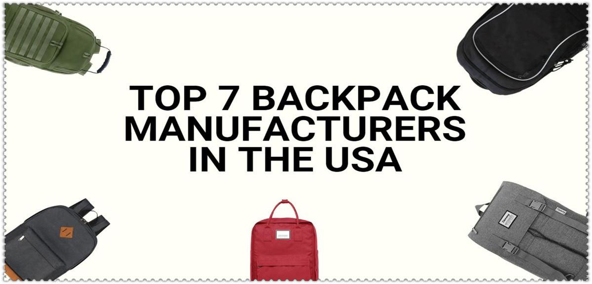 top 7 des fabricants de sacs à dos aux états-unis